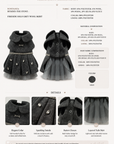 Fireside Oslo Grey Wool Skirt Dress