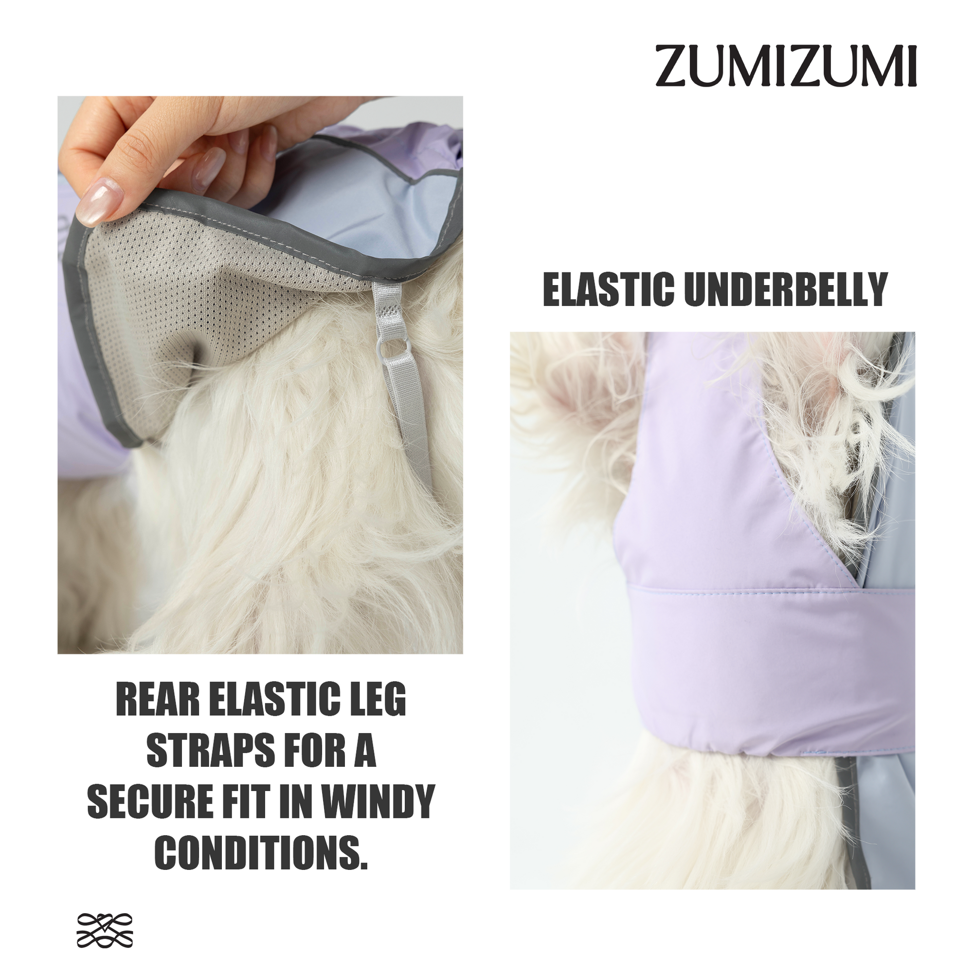 Heath Waterproof Shell Jacket -- Blue & Purple