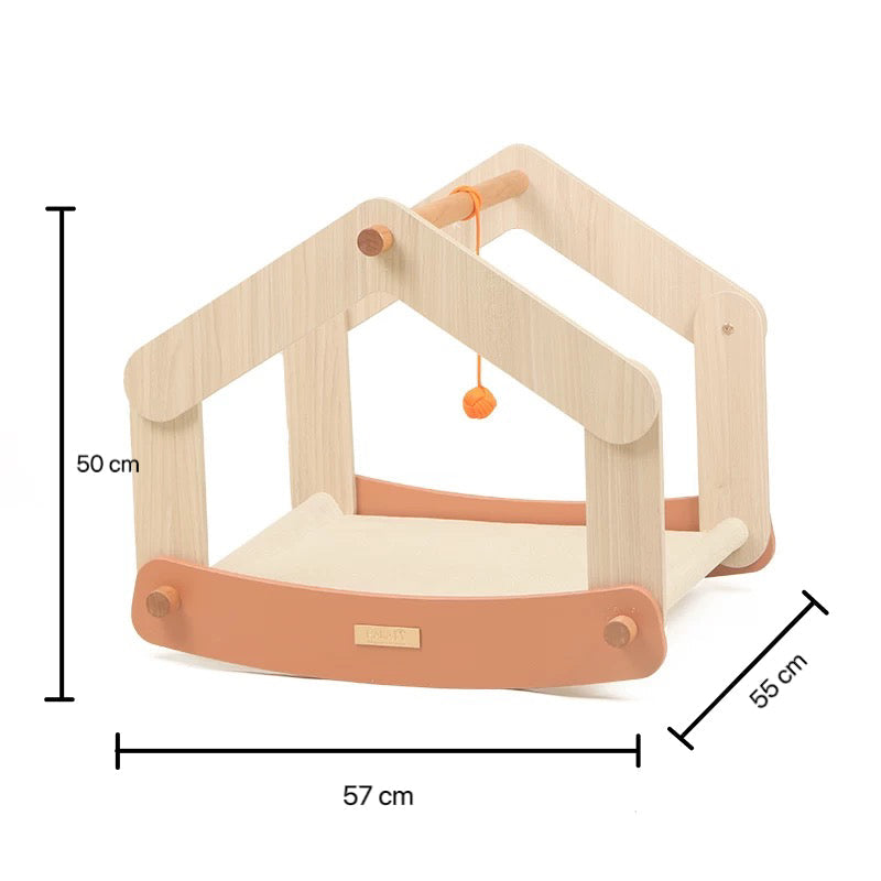 FurHugs RockNes – Minimalist Cat Rocking Lounge