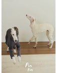 Oatmeal High-Neck Four-Legged Dog Jumpsuit