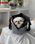 Ruffle Pet Carrier Tote