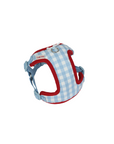 Bliss X-Shape Harness -- Blue Gingham