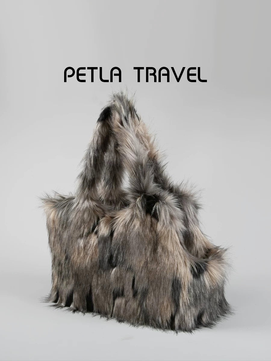 Leopard Faux Fur Carrier