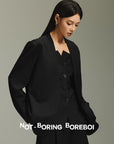Timeless Deconstructed Wool Blazer