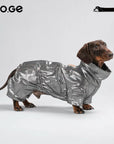 Moonlight Silver Dachshund Winter Jumpsuit