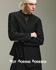 Timeless Deconstructed Wool Blazer