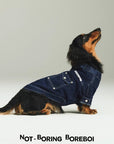 Minimal Cropped Denim Pet Jacket