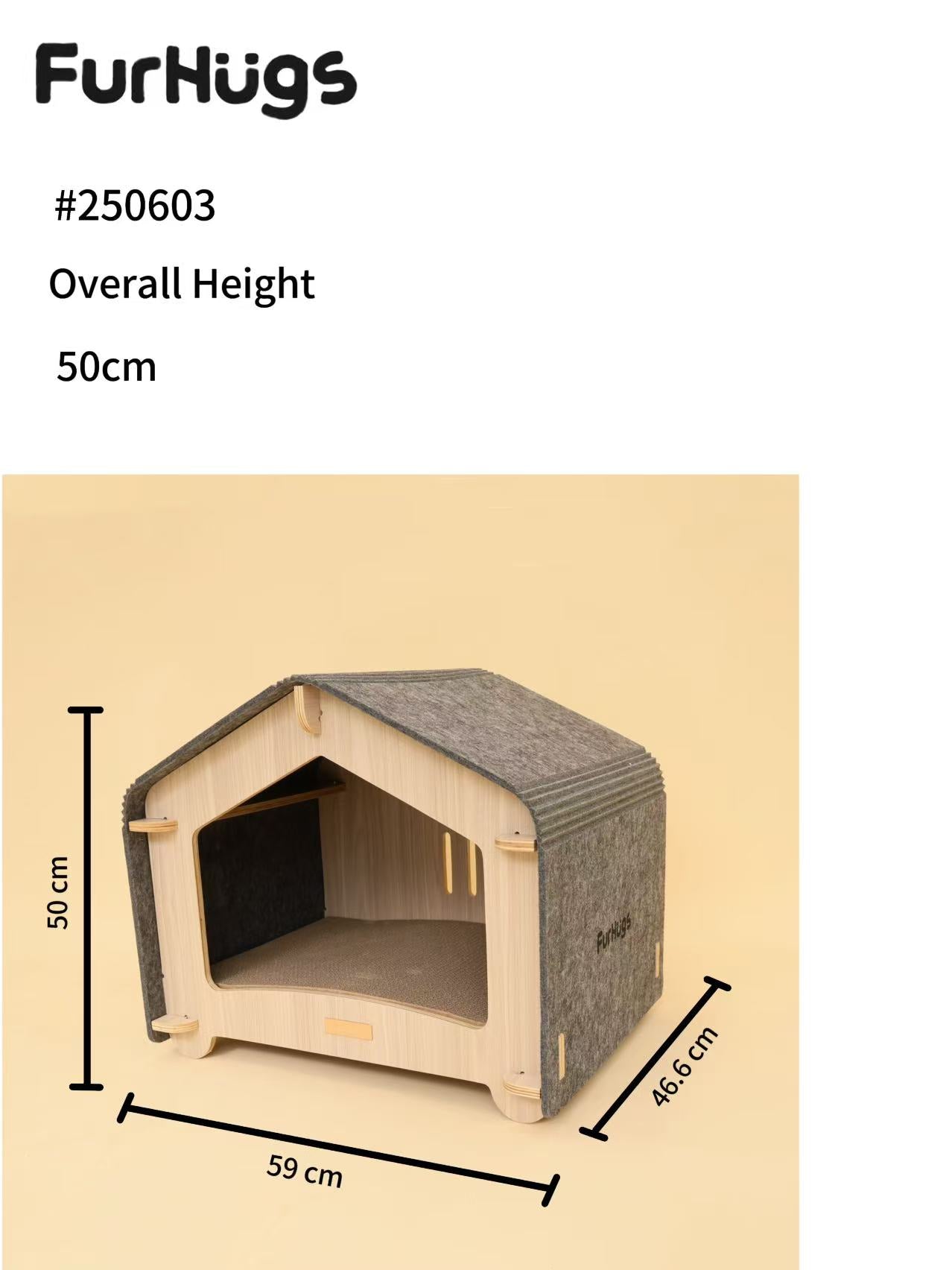 FurHugs FeltDom Modular Cat House