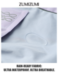 Heath Waterproof Shell Jacket -- Blue & Purple