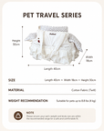 Doubaod Polka Pet Travel Bag