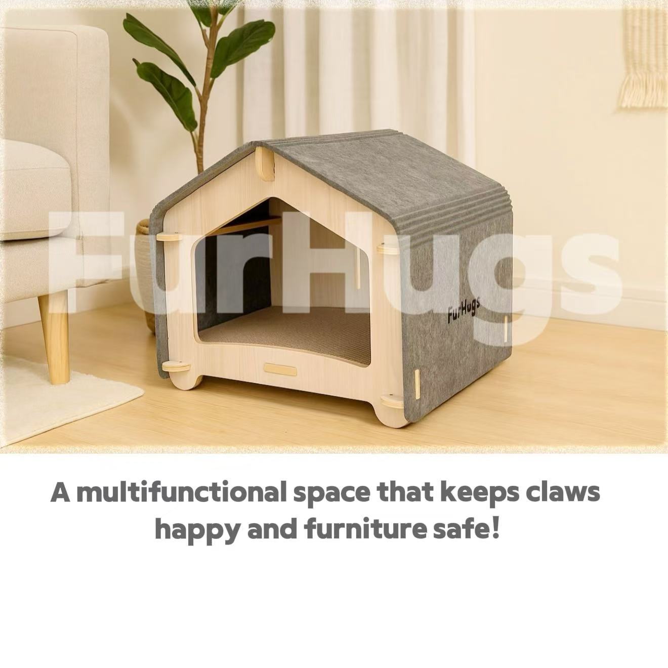 FurHugs FeltDom Modular Cat House