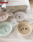 Handle Ceramic Pet Bowl