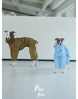 Cloud Blue Waterproof Utility Jumpsuit