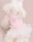 ChestnutBabe Ballerina Rhinestone Tutu Dress for Pets