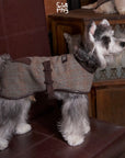Royal Terriers’ Plaid Wool Coat