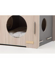 TwinNest Pet Cabin — A Double Den for Two Pets Who Love Their Own Space