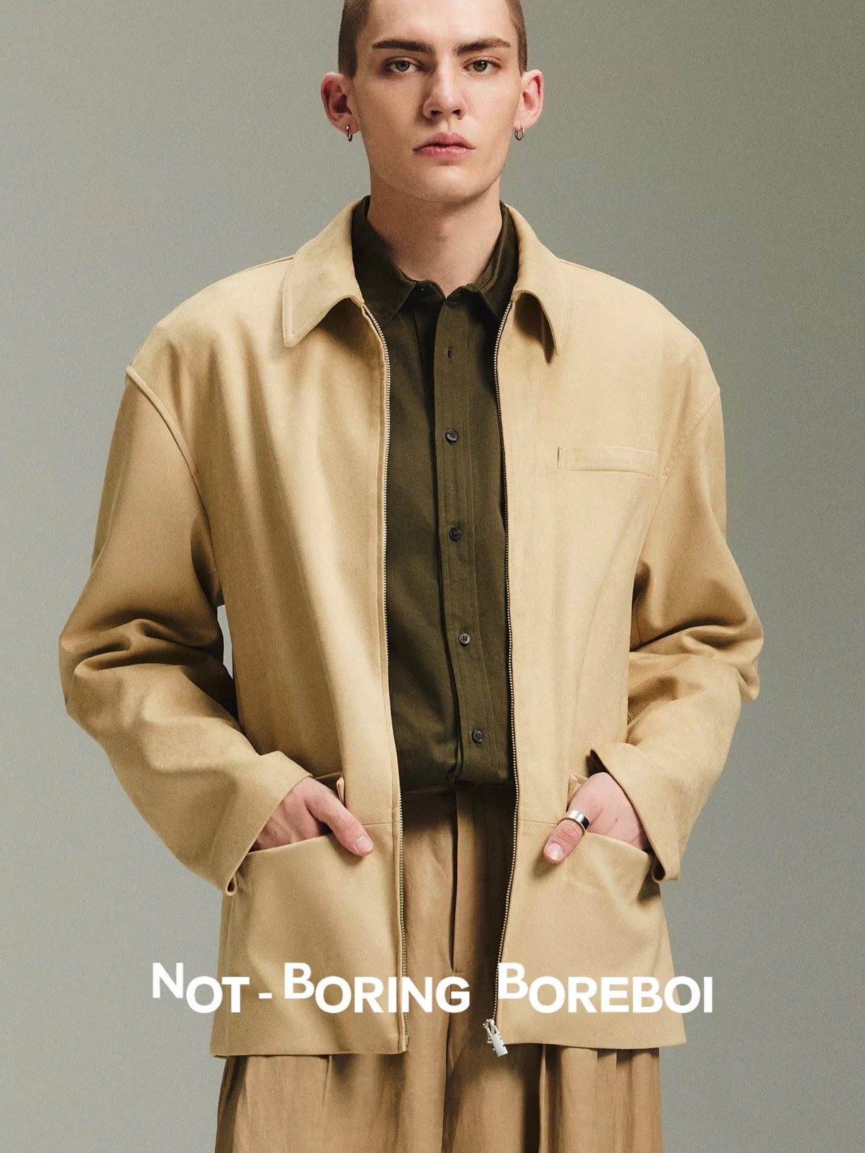 Minimal Suede Vintage Jacket – Pawelier