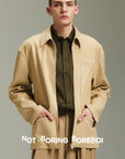 Minimal Suede Vintage Jacket