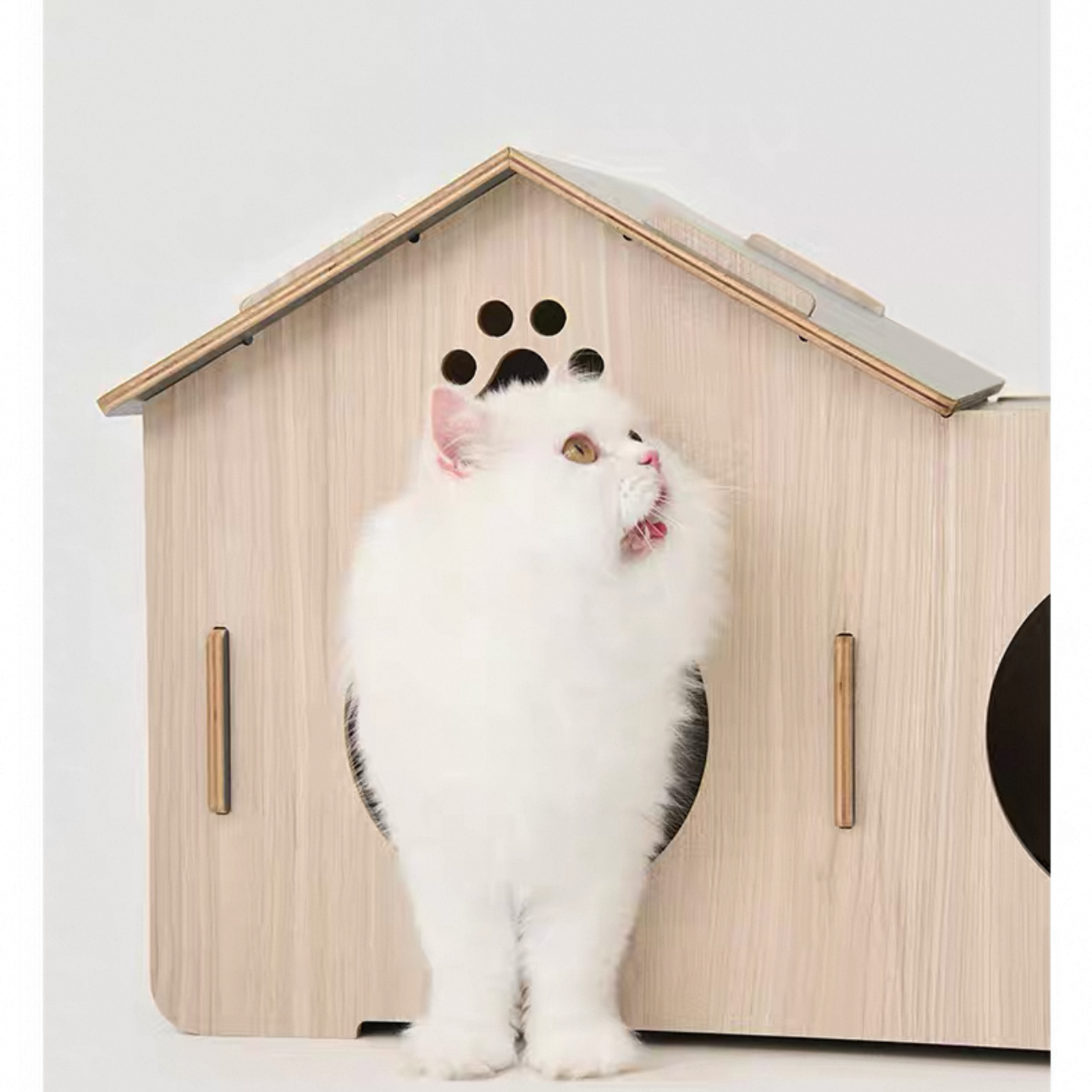 TwinNest Pet Cabin — A Double Den for Two Pets Who Love Their Own Space