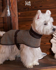 Royal Terriers’ Plaid Wool Coat