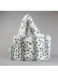 Blue Leopard Faux Fur Carrier