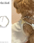 Personalise Pearl Paws Necklace