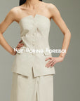 Timeless Tailored Strapless Top