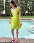 Little Dog House Floral Mini Dress