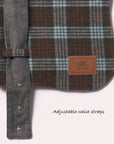 Sherlock Warm Plaid Jacket --Blue/Grey