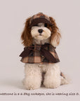 Sherlock Warm Plaid Jacket --Brown/Beige