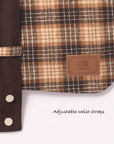 Sherlock Warm Plaid Jacket --Brown/Beige