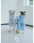 Cloud Blue Waterproof Utility Jumpsuit