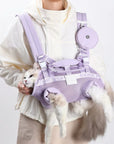 Lavender Cloud Shoulder Carrier Backpack