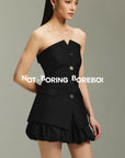 Timeless Tailored Strapless Top