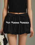 Timeless Sculpted Bubble Mini Skirt