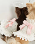Butterfly Bow Suspender Dress for Pets