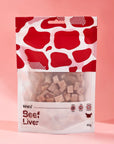 Waita Freeze Dried Beef Liver Cube Dog/Cat Pet Training Treats 60g/500g