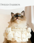Pearl Ruffle Romance Cape