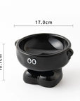 Elevated Ceramic Dog Bowl Cute Raised Pet Bowl