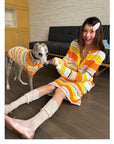 Honey Stripe Knit Cardigan