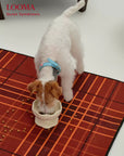 Elevated Ceramic Handmade Raised Pet Feeding Bowl