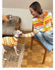 Honey Stripe Knit Cardigan