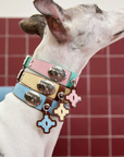 Vintage Top-Grain Pet Leather Collar and Leash Set