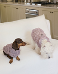 Lavender Mousse Ruffle Vest