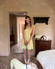 Little Dog House Floral Mini Dress