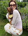Petal Breeze Tie-Front Cardigan