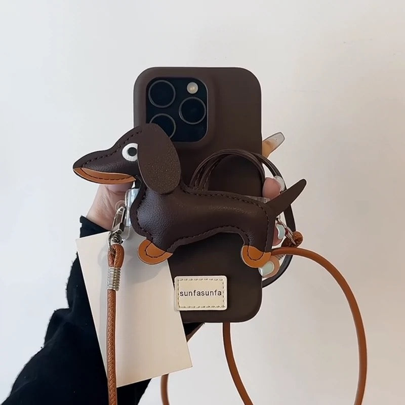 Dachshund-Inspired Phone Case Strap Festive Pawley Gift – Pawelier