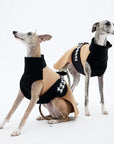 Houndstooth Elegance Fleece Coat