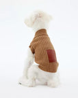 Mid-Neck Knitted Sweater