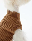 Mid-Neck Knitted Sweater